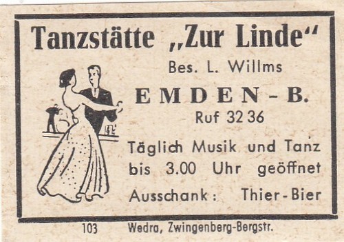 Streichholzschachteletikett