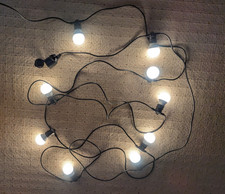 Lichterkette 10x E27 Garten
