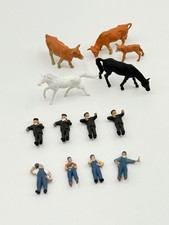 H0 Figuren 4 x Lokführer (NOCH) 4 x Mechaniker (Woodland) 3 Kühe 2 Pferde EVP