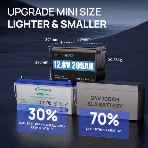 12v 205ah lifepo4 akku 200a - 205ah,
