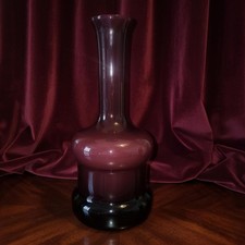 Vintage Glasvase Lila 70er