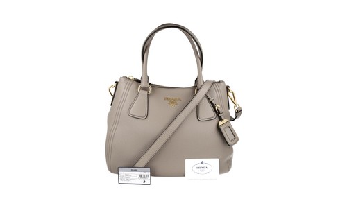 Prada leder schultertasche - leder,