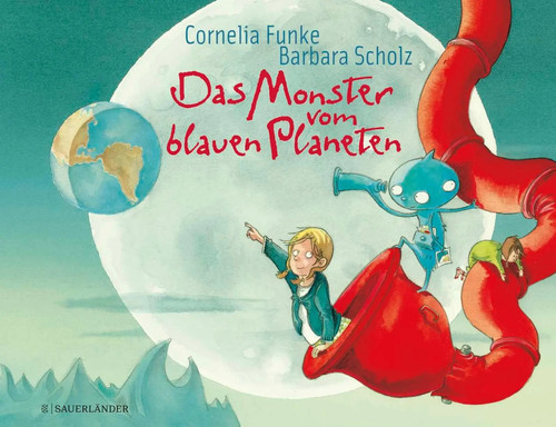 Das monster vom - monster, blauen
