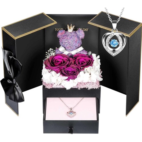 Echte rosen geschenkset herz - echte,