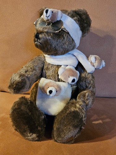 Teddybär echt mohair 38 - teddybär,
