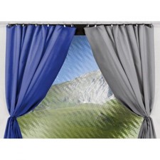 Thule Gardinen-Set für Safari-Residence G2/G3 (425-500cm), grau