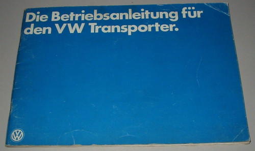 Betriebsanleitung t2 - betriebsanleitung, vw