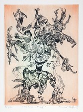 Bernard Schultze handsigniert nummeriert betitelt "Medusen-Migof" aus 1969