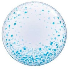 Qualatex deco bubble blue - deco,