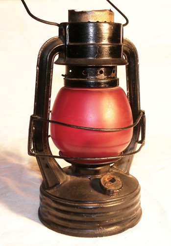 Petroleumlampe rotes glas - petroleumlampe,