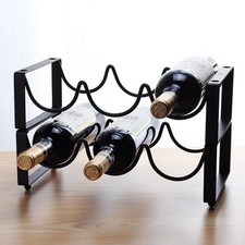 2X Weinregal Metall Stabil