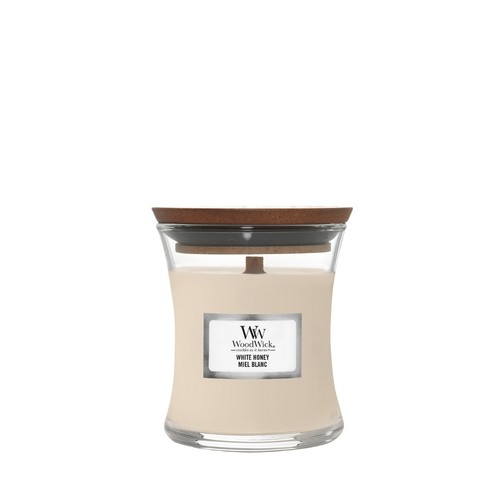 Woodwick duftkerze white honey - white,