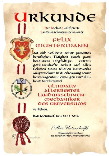 Urkunde