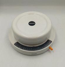Krups mechanische Küchenwaage Type 844 Zuwiegewaage bis 2,2 kg weiss Retro