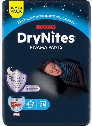 Huggies drynites pants - 4x, 16