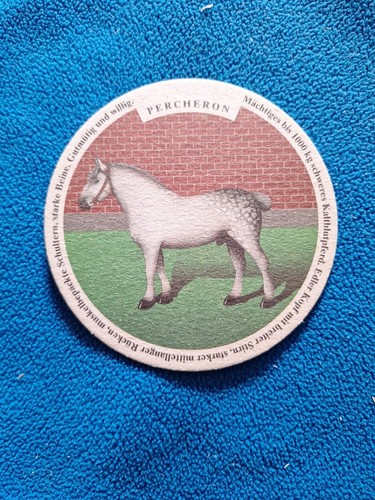 Bierdeckel pferd percheron - bierdeckel,