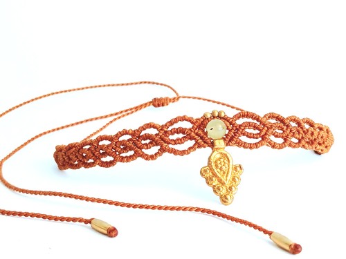 Goa kette mit edelstein und - kette,