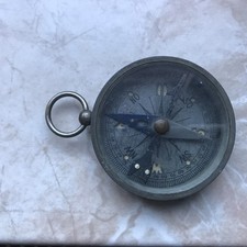 KOMPASS G. LUFFT STUTTGART MILITÄR 35 TASCHEN COMPASS ALT ANTIK VINTAGE PATINA ➼