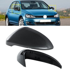 2x Carbon Style Spiegelkappen