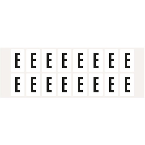 Aufkleber buchstabe - buchstabe, e