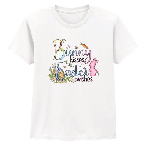 Bunny kisses kinder - kinder, t-shirt
