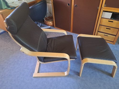 Ikea federsessel mit hocker - federsessel,