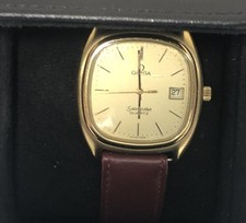 OMEGA Seamaster 1342 Vintage Armbanduhr Gold Stahl 1962 Garantie Revision Box