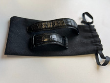 IWC Uhrenarmband Band Alligator Leder 20 mm 20/18 75/115 schwarz Leder