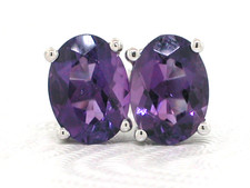 Amethyst Ohrstecker 585