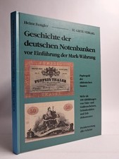 Buch: Geschichte der deutschen Notenbanken vor Einführung der Mark-Währung, 1992