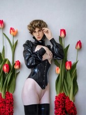 Latex Sissy Mieder schwarz