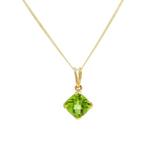 Peridot anhänger kette - peridot, &