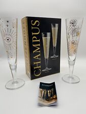 @ RITZENHOFF CHAMPUS Sektgläser Champagnergläser 2 Stück NEU & OVP Sektglas TOP