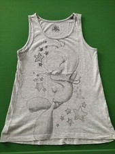 Vintage T-Shirt S Looney Tunes, gelbe Ente Tweety, Sylvester, grau, Glitzer, süß