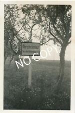 Foto WK II Ortsschild Oberscheckenbach Bayern Franken J1.16