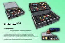 Kofferbox hoch 2 - Einsatz für 162 Minigolfbälle Gr.60x41x13,5 cm