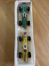 Melkus Wartburg Rennwagen Prefo DDR-Autorennbahn F3 , 2 Stück  Grün / Gelb