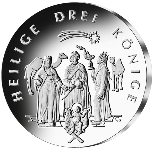 Euro münze heilige - heilige, drei