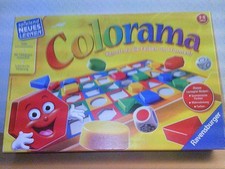 COLORAMA-Lernspiel-4 Farben+5 Formen-Ravensburger-3-6 J-komplett+20 Extra-Steine
