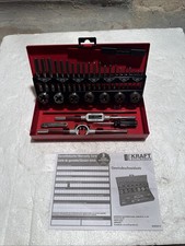 Kraft Werkzeuge 32 tlg. Gewindeschneid Satz M3-M12 Handgewinde Gewindeschneider