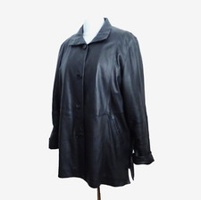 Fabiani Damen Ledermantel Swinger Echtleder Mantel Gr. 40+ NEUw