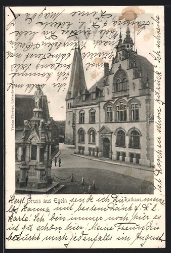 Egeln ansichtskarte blick - egeln,,