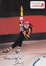 Autogramm - Franziska Schenk (Eisschnelllauf)
