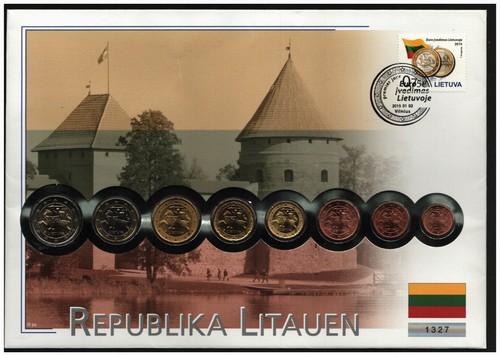 Litauen kms kursmünzensatz - litauen,