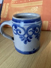 Bierkrug Tonkrug Sammelkrug Keramik-Krug Waldenburg ?