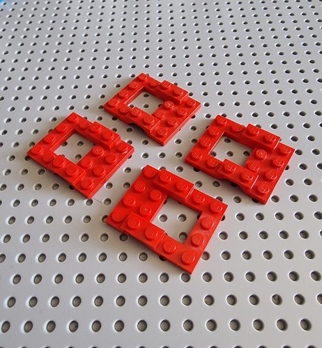 Lego fahrgestelle chassis 4x5 - fahrgestelle,
