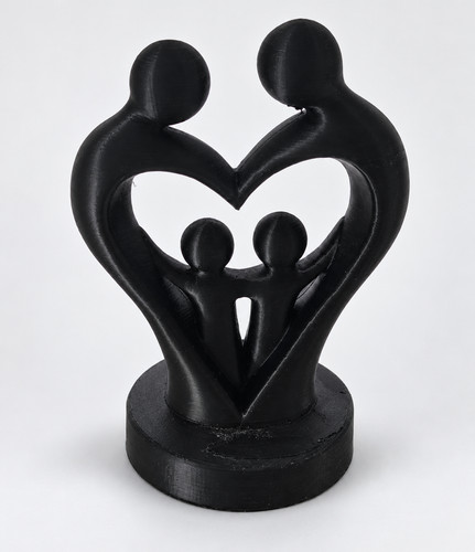 Familienfigur herz family - herz, /