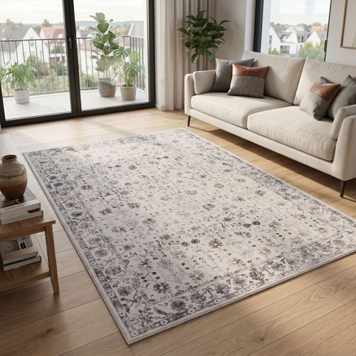 Waschbarer teppich creme - teppich,
