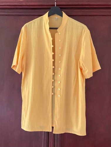 Bluse gelb länge 75cm - länge,