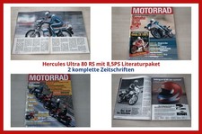 Hercules Ultra 80 RS mit 8,5PS Literaturpaket - 2 komplette Zeitschriften